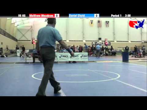Matthew Meadows vs. Daniel Chaid at 2013 ASICS University Nationals - GR
