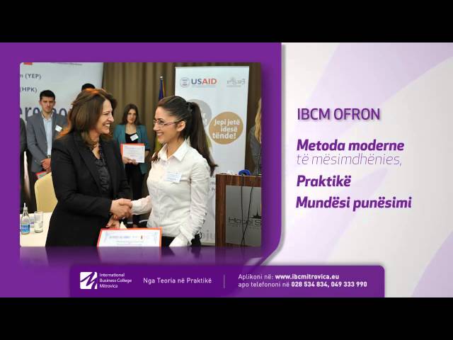International Business College Mitrovica vidéo #1