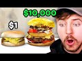 $1 Burger vs $10,000 Burger!