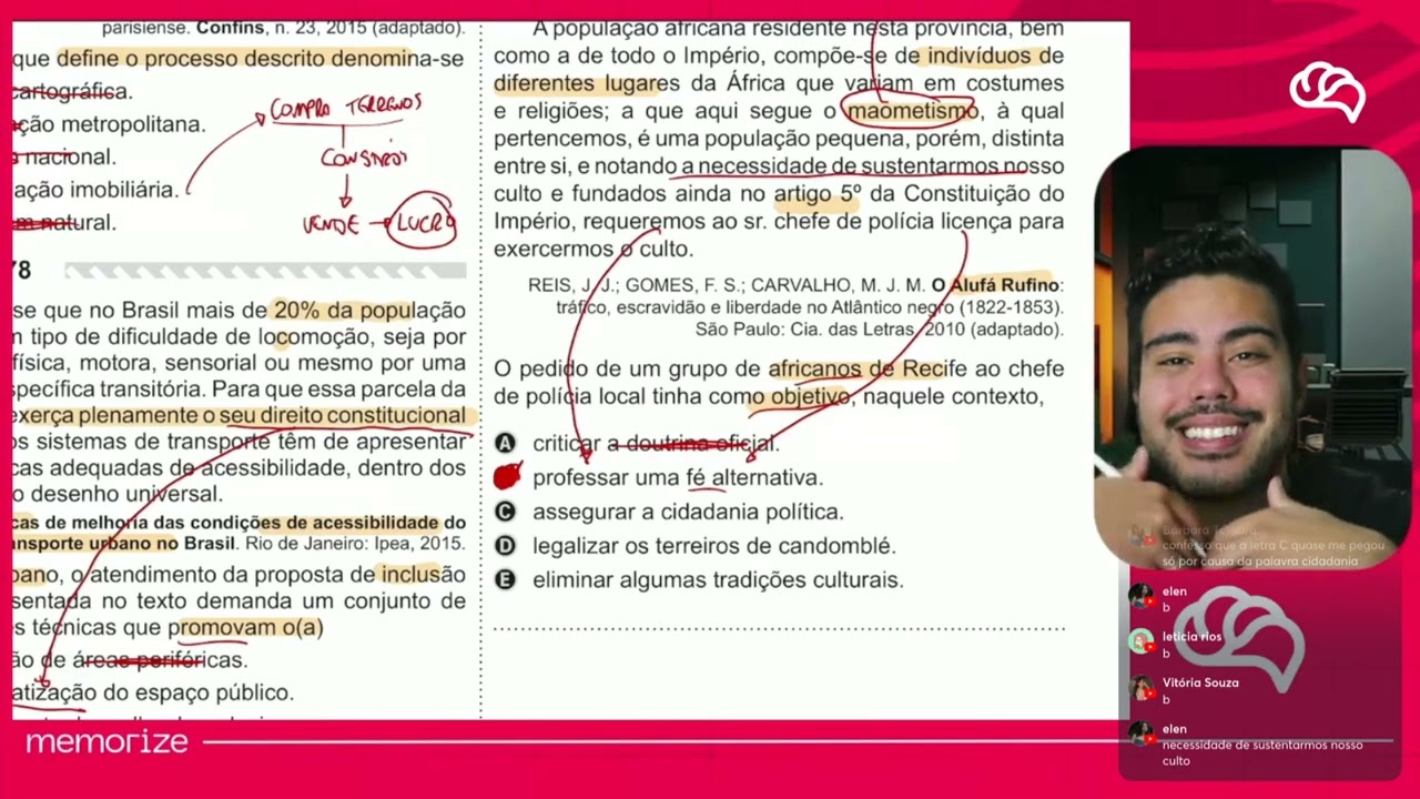 Resolução em Vídeo — Questão 80 ENEM 2019 PPL