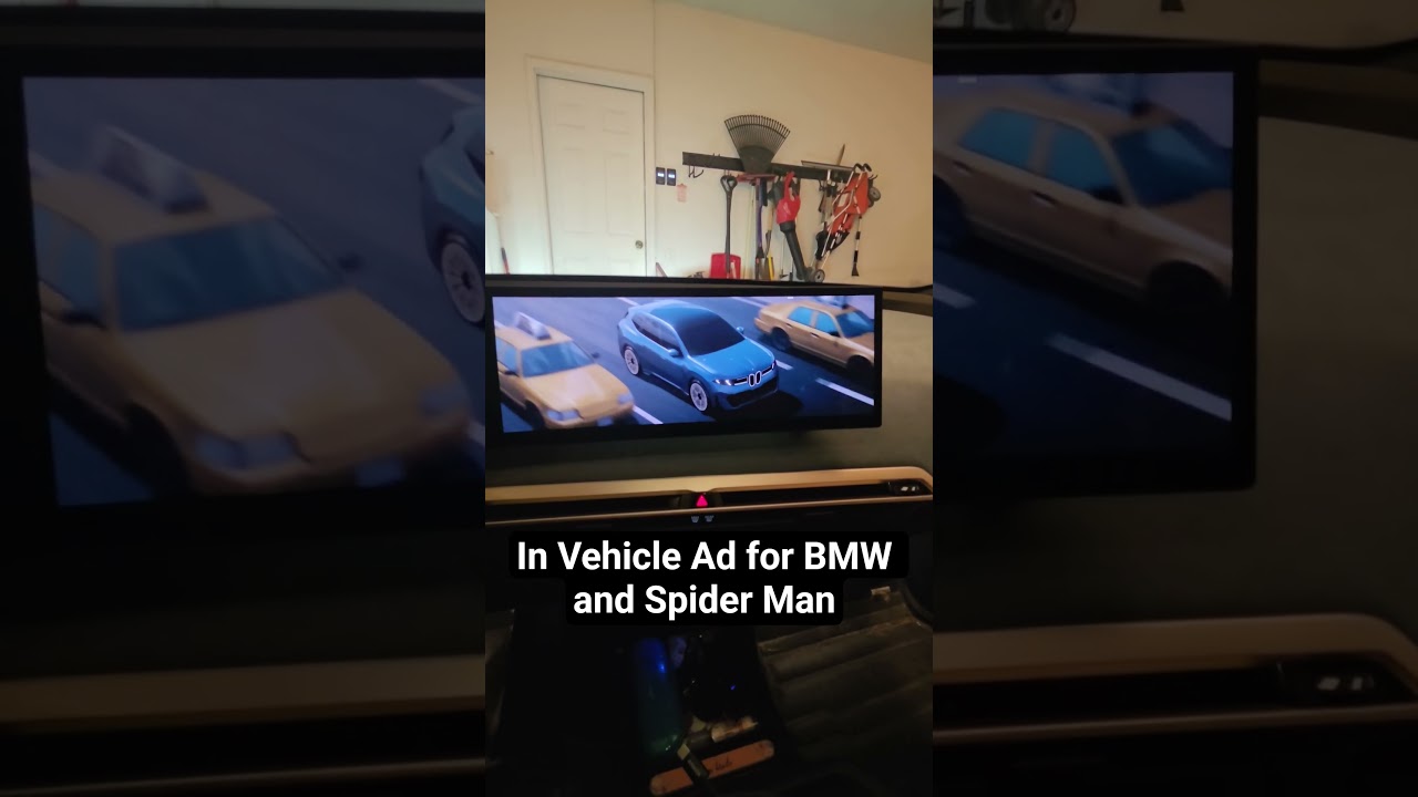 In Car Ads for BMW and Spider Man? #cars #technology #spiderman - YouTube