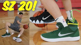 Playing Basketball in SIZE 20 SHOES! (I’m a size 10)