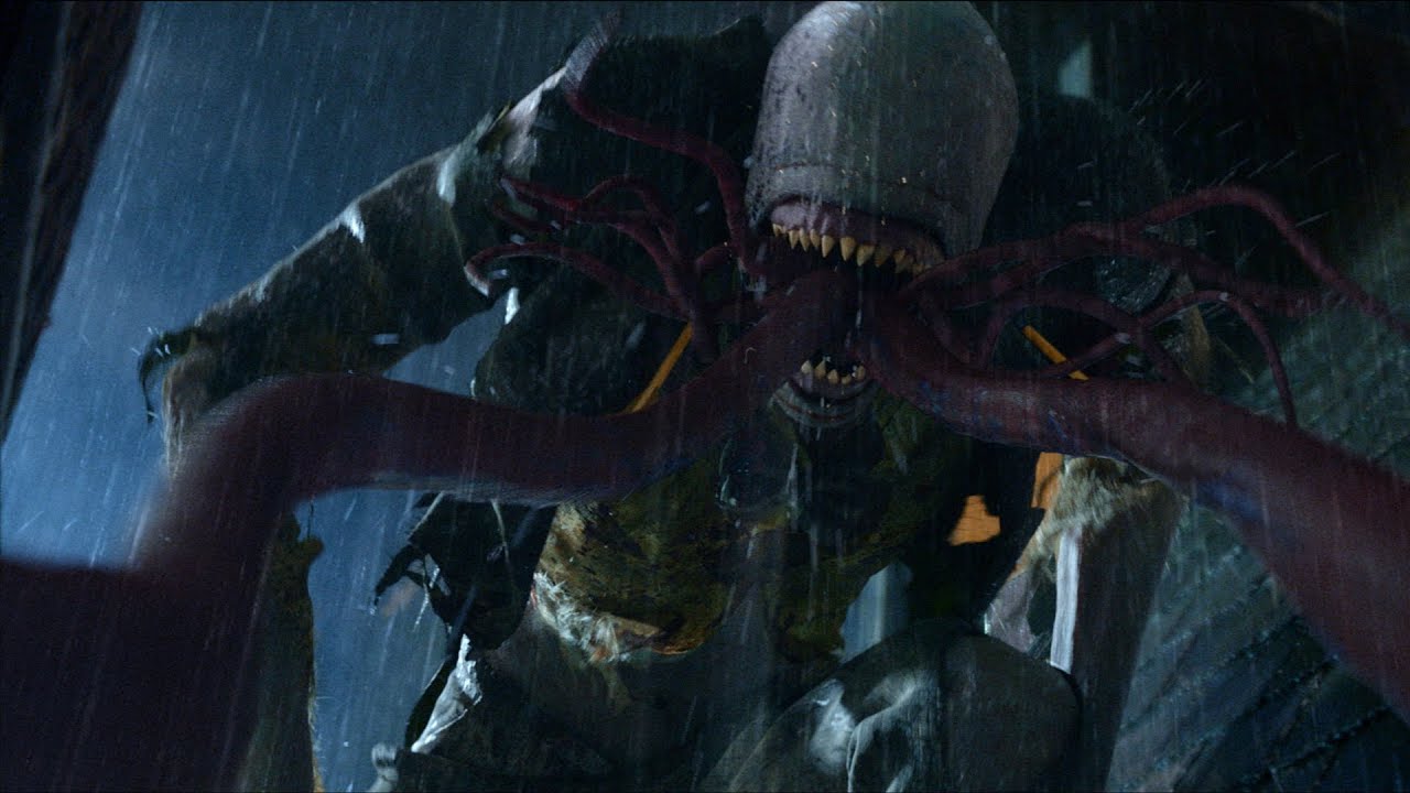 slender man-like creature eating eyeballs