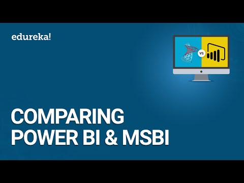 Comparing Power BI And MSBI | Power BI vs MSBI | Business Intelligence Tools | Edureka