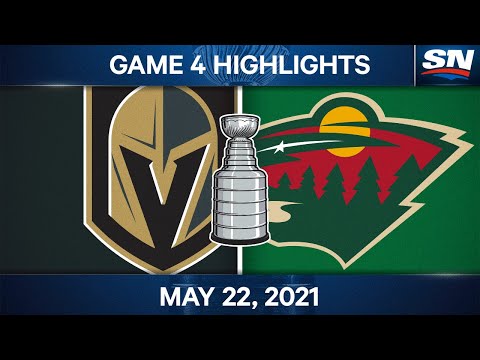 NHL Game Highlights | Golden Knights vs. Wild, Game 4 - May 22, 2021