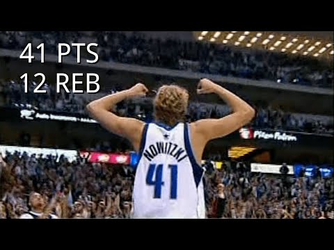 Dirk Nowitzki Full Highlights vs Spurs (2009.11.18) - 41 Points, 12 Rebounds, 15/29 FG! CLUTCH!