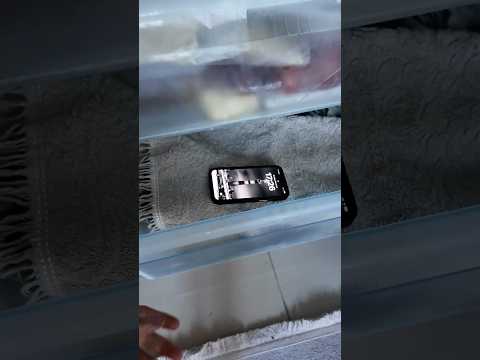 İPHONE TELEFONU DONDURURSAK NE OLUR? #shorts