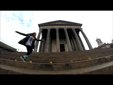 Sveta Stepanova . WFSC 2015. Freestyle slalom. Italy. Instagram version