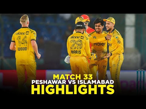 PSL 9 | Full Highlights | Peshawar Zalmi vs Islamabad United | Match 33 | M2A1A