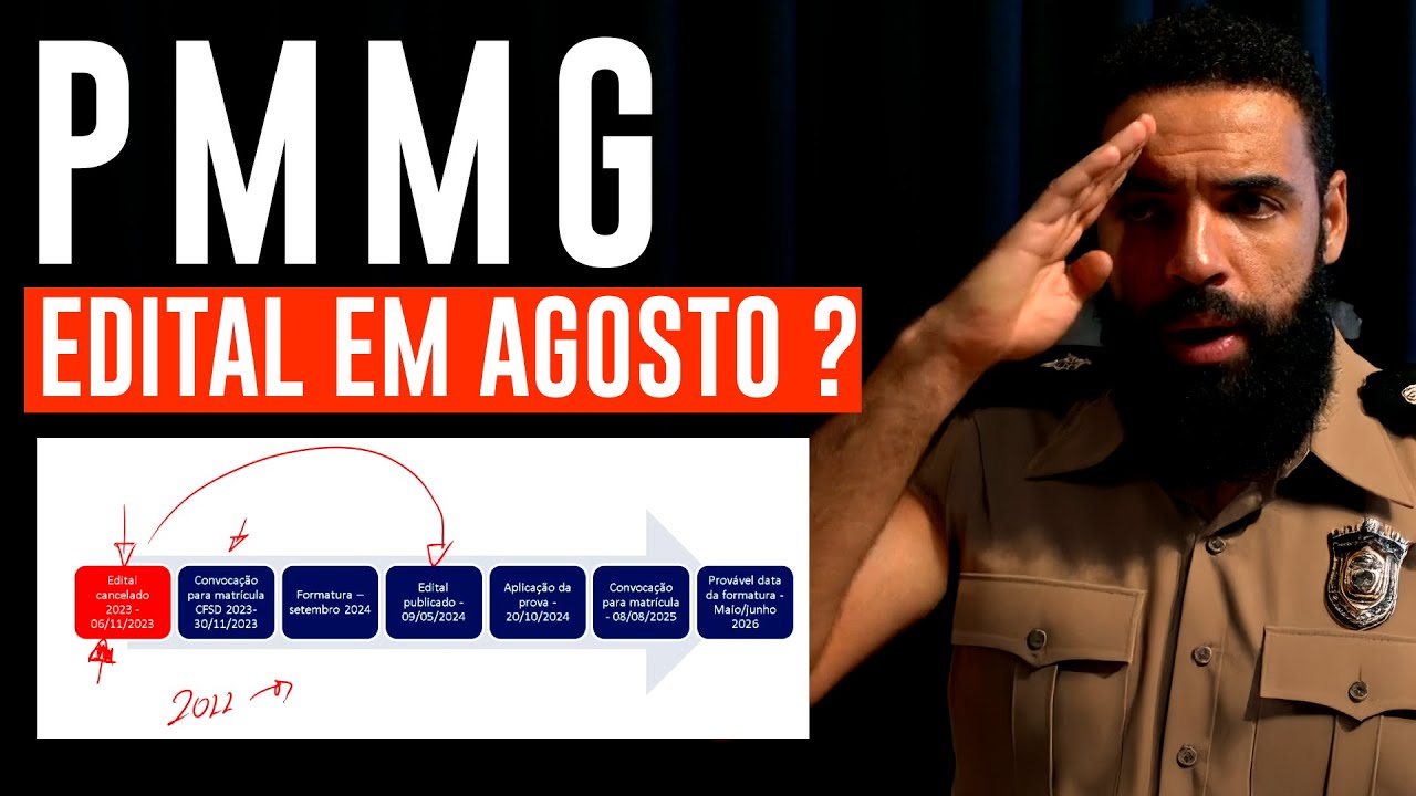 Concurso PMMG: Edital Sai em Agosto? Tudo o que Você Precisa Saber! 📢