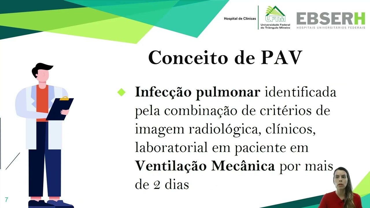 Webaula: Prevenção de pneumonia associada a ventilação mecânica