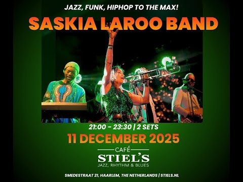 🎶 Saskia Laroo Band LIVE at Café Stiel’s – December 11, 2025 | Haarlem