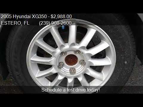 2005 Hyundai XG350  for sale in ESTERO, FL 33928 at ESTERO B