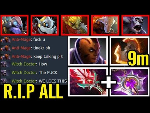 Meracle AM 9 Min Fury and NEXT Level Build vs Tinker Dota 2