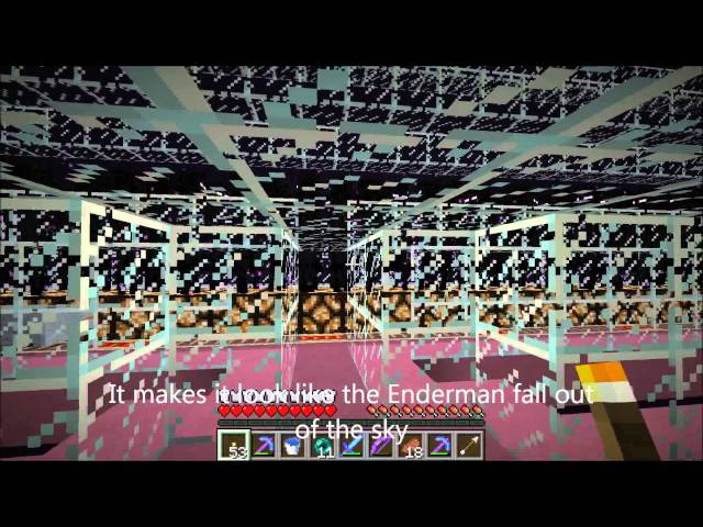 Enderman XP Farm (Level 30 in 55 seconds) Minecraft Map
