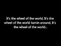Wheel of the World Carrie Underwood lyrics