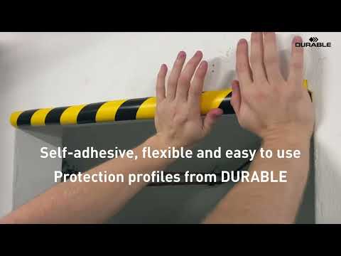 Hörnskydd Durable Gul/Svart C25R - Youtube manufacturer video 2