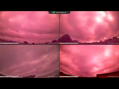 Timelapse do céu - Uma semana em alguns instantes em Santa Catarina - Monte Castelo - 20/07/2026