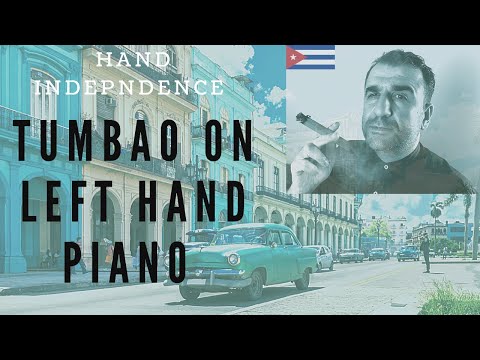 Tumbao on left hand  piano. Hand Independence #salsa #latinjazz #cuba