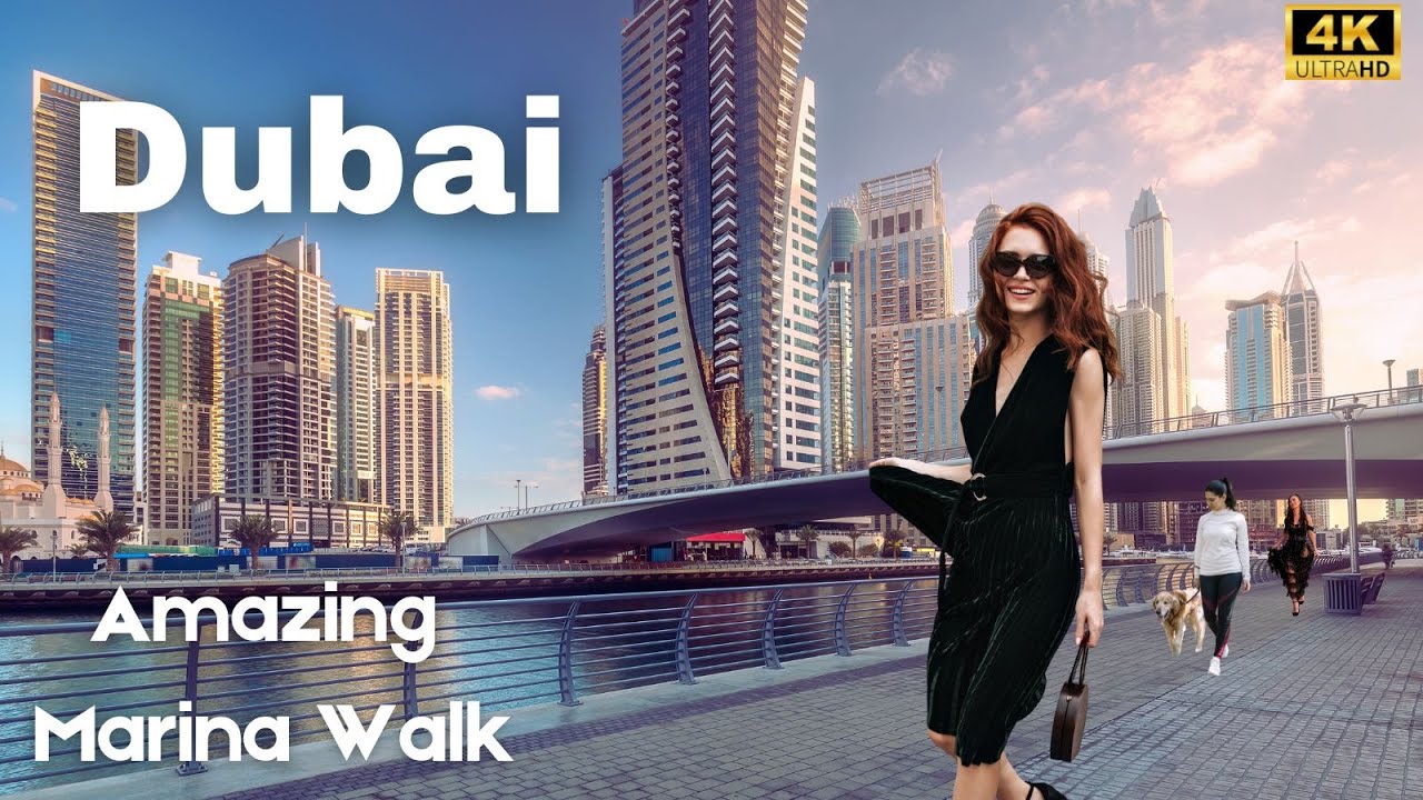 Dubai 🇦🇪 Dubai Marina (Why Americans Don't Like it Now) Walking Tour 4k