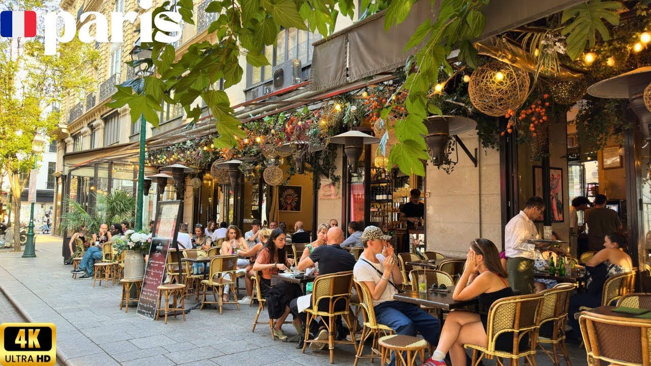 20 August 2025 PARIS 🇫🇷 FRANCE 4K HDR STREET WALK ✨ PARIS SUMMER SEASON | CITY TOUR | BEST LIFE TIME