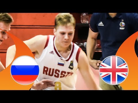 Russia v Great Britain - Quarter-Finals - Full Game - FIBA U16 European Championship Division B 2018