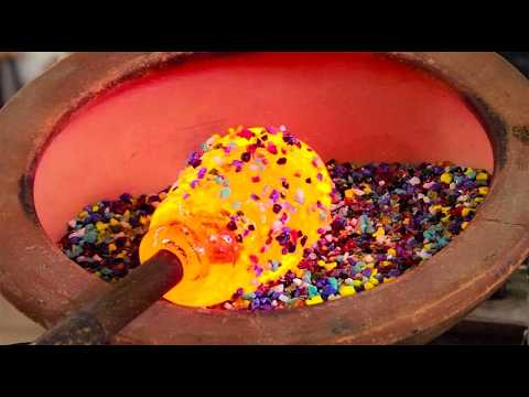 Most Satisfying Glass Blowing You’ll Ever See! Amazing Glassblowing Art Technique ASMR Compilation