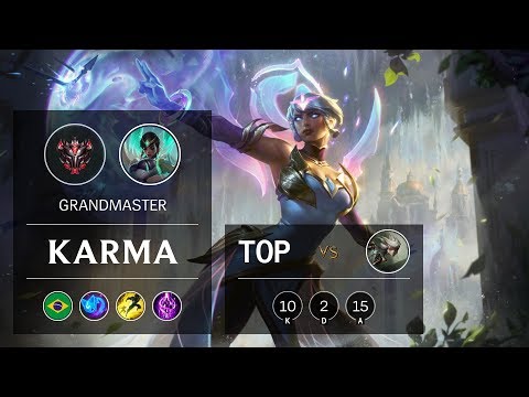 Karma Top vs Camille - BR Grandmaster Patch 10.2