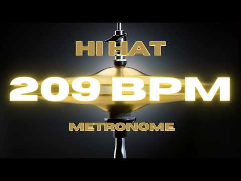 209 BPM - Hi Hat Metronome