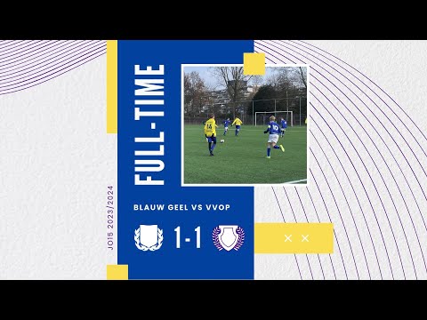 HIGHLIGHTS Blauw Geel JO15 vs VVOP JO15