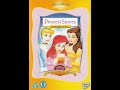 Opening To Disney Princess Stories Volume One A Gift From The Heart UK DVD 2005