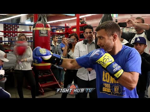 Vasyl Lomachenko's full media workout for Guillermo Rigondeaux - Lomachenko vs. Rigondeaux
