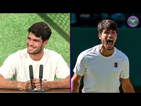 "I can't wait for Sunday" | Carlos Alcaraz | Post-match Press Conference | Wimbledon 2025