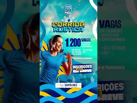 Corrida Rústica Aniversário de 59 Anos de Santa Inês Maranhão #shorts