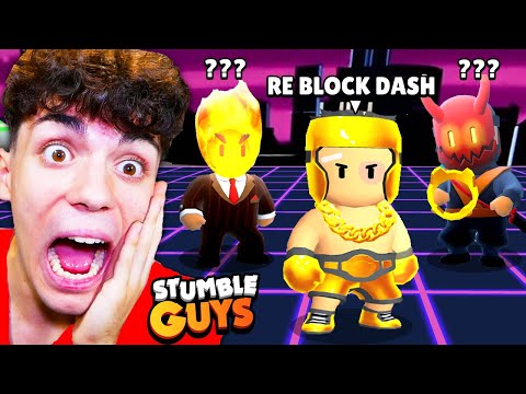IL "RE di BLOCKDASH" HA CREATO UN TEAM FORTISSIMO DI SOLI PRO e CI HANNO SFIDATI su STUMBLE GUYS!!