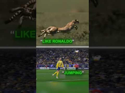 🐐 حتى الحيوانات تقلّد رونالدو! 😂🔥#shorts #football