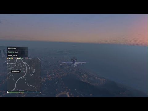 How to clear up 2 lazers with a Rogue ( GTA 5 Dogfight )