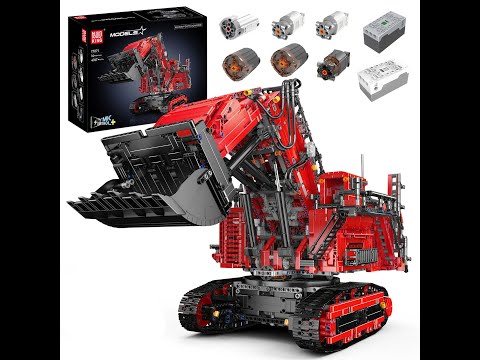 Mould King 17070 17071 Liebherr R 9800 Excavator