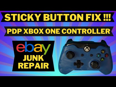 PDP Xbox One Controller | Sticky Button Fix | Ebay Junk Repair