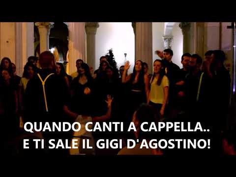 Quando canti a cappella e ti sale il Gigi D'Agostino!