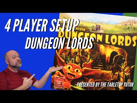 Dungeon Lords - 4 Player Setup