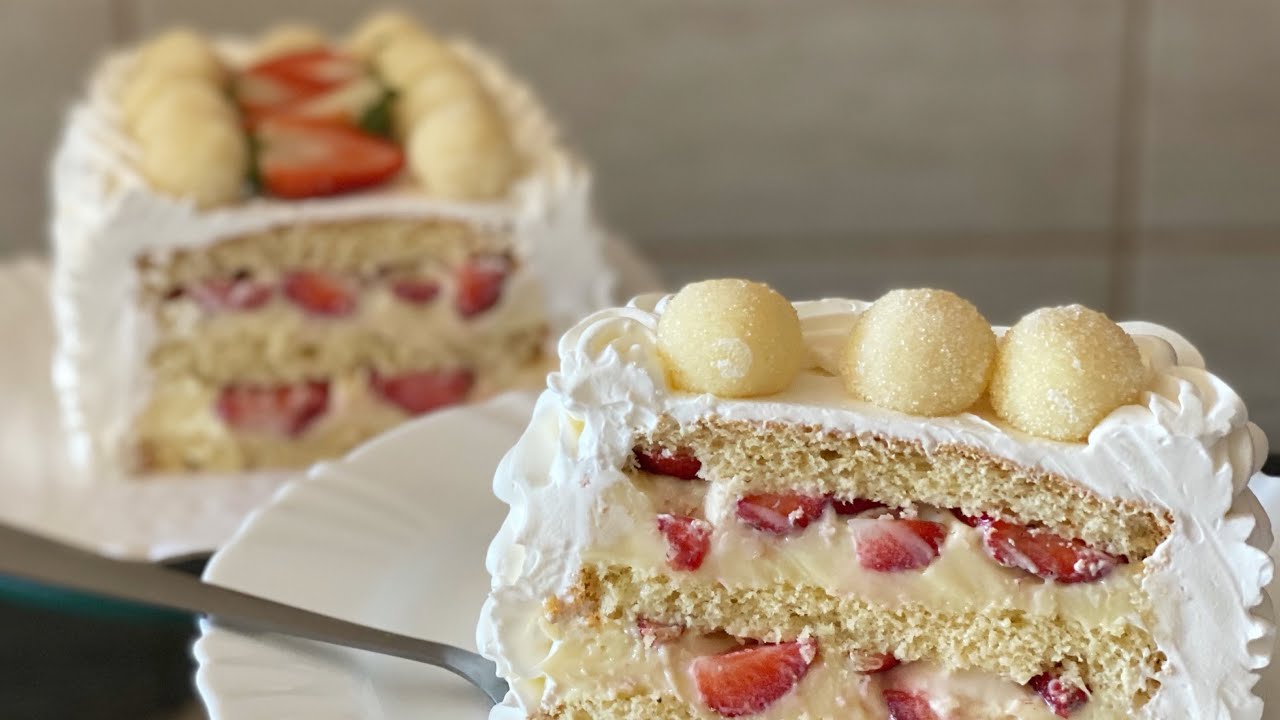 COM APENAS 2 INGREDIENTES FAÇA UM RECHEIO MARAVILHOSO | BOLO CREMOÇA C/ MORANGO