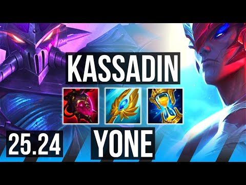 KASSADIN vs YONE (MID) | Perfect KDA: 13/0/7 | EUW Master | 25.24
