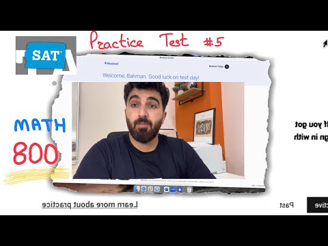 Digital SAT Math Practice Test 5 | Full Solutions – 800 Score