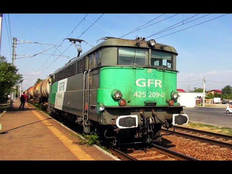 Marfar GFR cu Franțuzoaica clasa BB25500 Alstom 425 209 0 trece prin Brănești Sat 02.09.2020