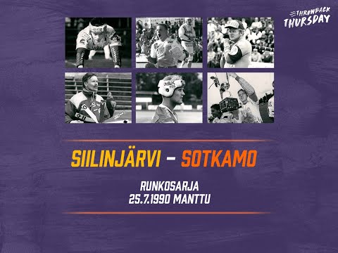 Throwback-ottelu: Siilinjärven Pesis - Sotkamon Jymy 25.7.1990