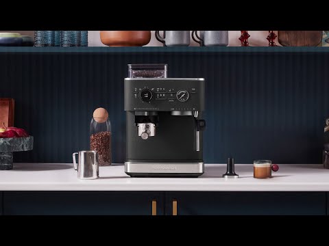 New: KitchenAid Semi Automatic Espresso Machine with Burr Grinder