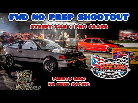 PUERTO RICO NO PREP RACING SHOOTOUT | K20 CRX, V6 MIRAGE, TURBO B-SERIES EK, J SWAP EG, & MORE