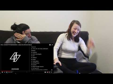 GSGG!!! (Great Songs, Goofy Girls!) Reacting to MAMAMOO "Reality in BLACK" Full Album!