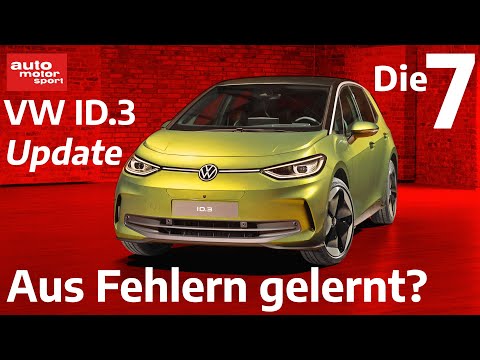 Aus Fehlern gelernt? 7 spannende Fakten zum VW ID.3 Update| auto motor und sport